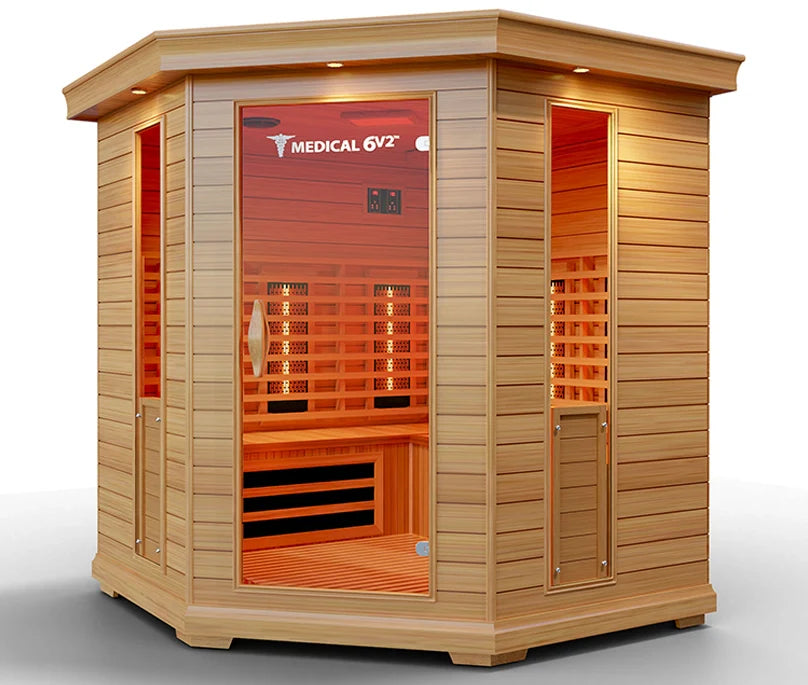 6 Person Indoor Infrared Full Spectrum Sauna | Medical 6 Plus™ - Tree of Life