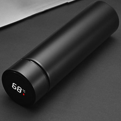 500ml Stainless Steel Intelligent Insulation Water Bottle Vacuum Bottle Insulation Touch Intelligent Temperature Display  Intelligent Touch Display Temperature 304 Stainless Steel Thermos Water Bottle - Tree of Life