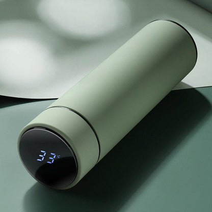 500ml Stainless Steel Intelligent Insulation Water Bottle Vacuum Bottle Insulation Touch Intelligent Temperature Display  Intelligent Touch Display Temperature 304 Stainless Steel Thermos Water Bottle - Tree of Life