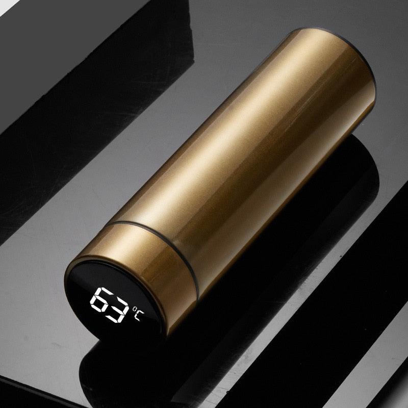 500ml Stainless Steel Intelligent Insulation Water Bottle Vacuum Bottle Insulation Touch Intelligent Temperature Display  Intelligent Touch Display Temperature 304 Stainless Steel Thermos Water Bottle - Tree of Life