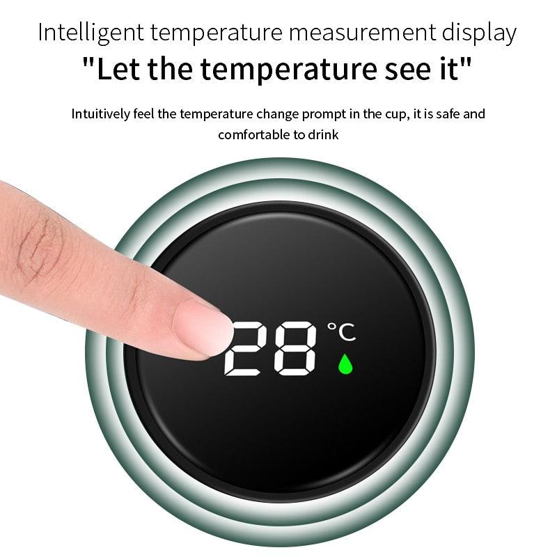 500ml Stainless Steel Intelligent Insulation Water Bottle Vacuum Bottle Insulation Touch Intelligent Temperature Display  Intelligent Touch Display Temperature 304 Stainless Steel Thermos Water Bottle - Tree of Life