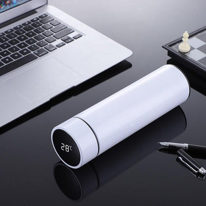 500ml Stainless Steel Intelligent Insulation Water Bottle Vacuum Bottle Insulation Touch Intelligent Temperature Display  Intelligent Touch Display Temperature 304 Stainless Steel Thermos Water Bottle - Tree of Life