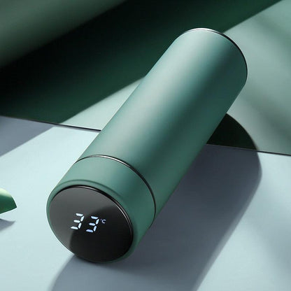 500ml Stainless Steel Intelligent Insulation Water Bottle Vacuum Bottle Insulation Touch Intelligent Temperature Display  Intelligent Touch Display Temperature 304 Stainless Steel Thermos Water Bottle - Tree of Life