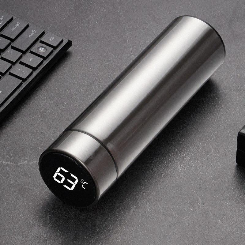 500ml Stainless Steel Intelligent Insulation Water Bottle Vacuum Bottle Insulation Touch Intelligent Temperature Display  Intelligent Touch Display Temperature 304 Stainless Steel Thermos Water Bottle - Tree of Life
