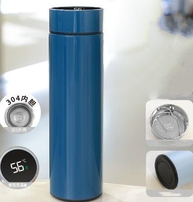 500ml Stainless Steel Intelligent Insulation Water Bottle Vacuum Bottle Insulation Touch Intelligent Temperature Display  Intelligent Touch Display Temperature 304 Stainless Steel Thermos Water Bottle - Tree of Life