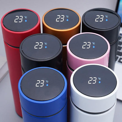 500ml Stainless Steel Intelligent Insulation Water Bottle Vacuum Bottle Insulation Touch Intelligent Temperature Display  Intelligent Touch Display Temperature 304 Stainless Steel Thermos Water Bottle - Tree of Life