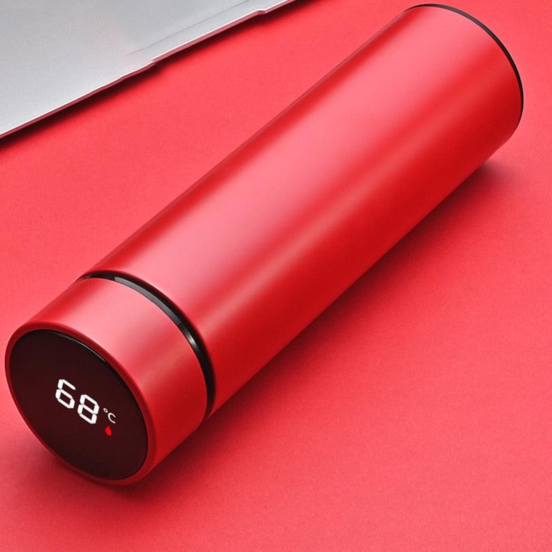 500ml Stainless Steel Intelligent Insulation Water Bottle Vacuum Bottle Insulation Touch Intelligent Temperature Display  Intelligent Touch Display Temperature 304 Stainless Steel Thermos Water Bottle - Tree of Life