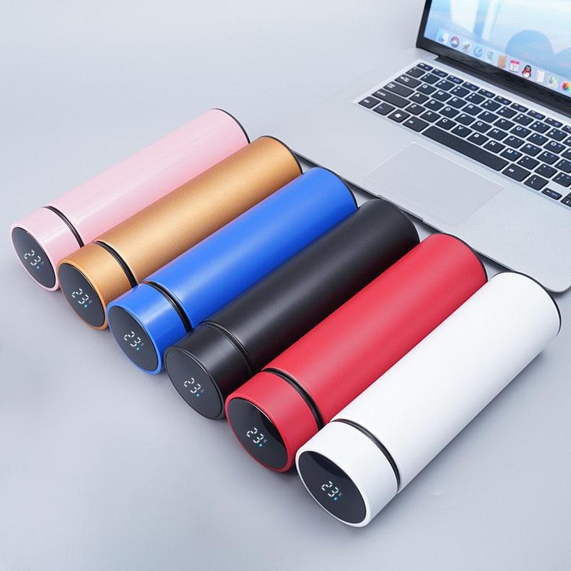 500ml Stainless Steel Intelligent Insulation Water Bottle Vacuum Bottle Insulation Touch Intelligent Temperature Display  Intelligent Touch Display Temperature 304 Stainless Steel Thermos Water Bottle - Tree of Life