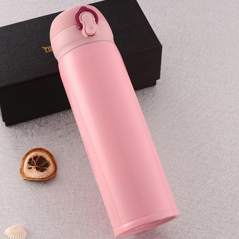 500ml Stainless Steel Thermos Coffee Mug Water Bottle Portable Vacuum Stainless Steel Bouncing Lid Vacuum Flask Custom Starry Sky Cold Insulation Bottle Business Gift Creative Insulated Water Bottle - Tree of Life
