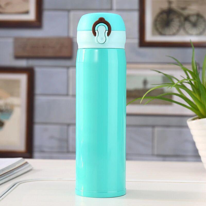 500ml Stainless Steel Thermos Coffee Mug Water Bottle Portable Vacuum Stainless Steel Bouncing Lid Vacuum Flask Custom Starry Sky Cold Insulation Bottle Business Gift Creative Insulated Water Bottle - Tree of Life