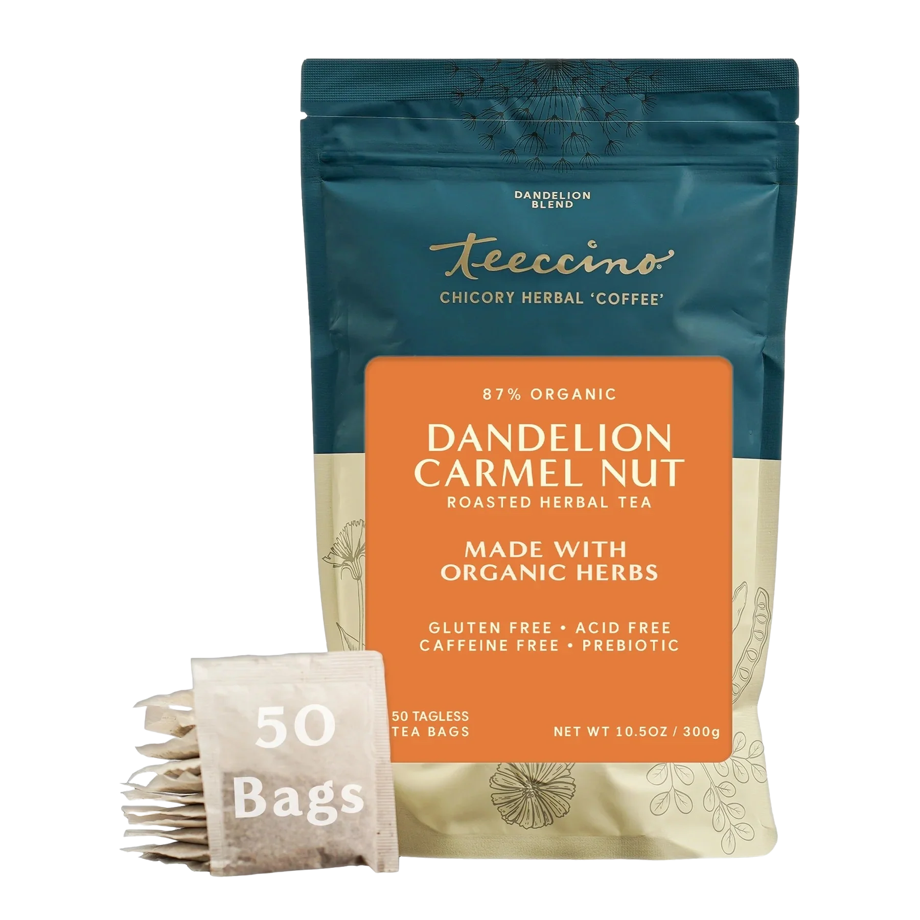Dandelion Caramel Nut Roasted Herbal Tea - Tree of Life
