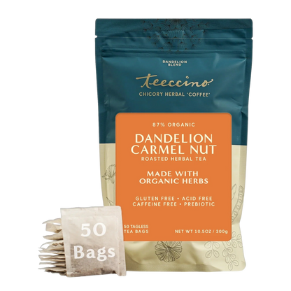 Dandelion Caramel Nut Roasted Herbal Tea - Tree of Life