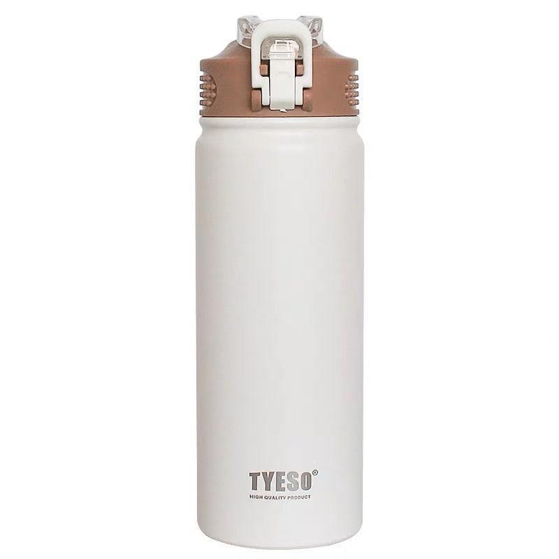 530ml/750ml Thermos Mug with Straw Stainless Steel Thermal Insulation Straight Cup Thermal Water Bottle Thermos Water Bottle - Tree of Life