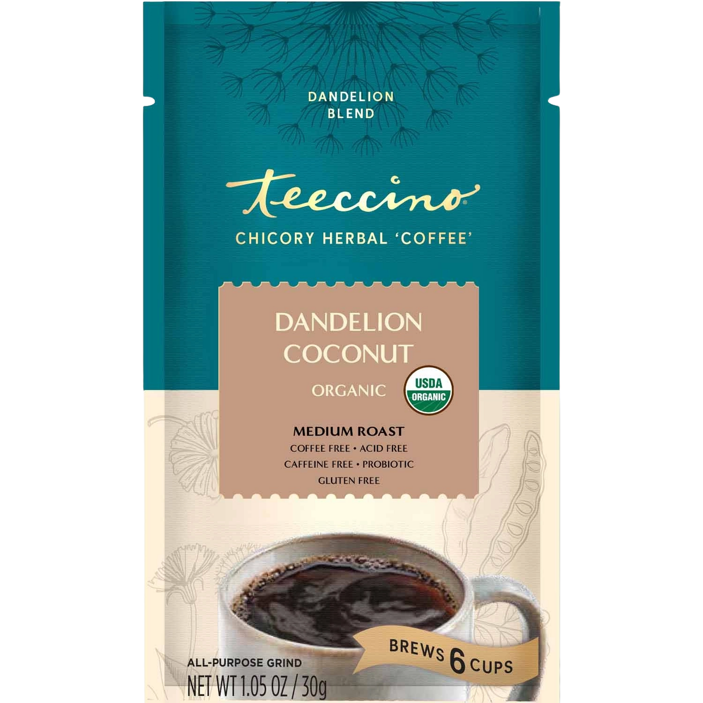 Dandelion Coconut Herbal Coffee - Tree of Life
