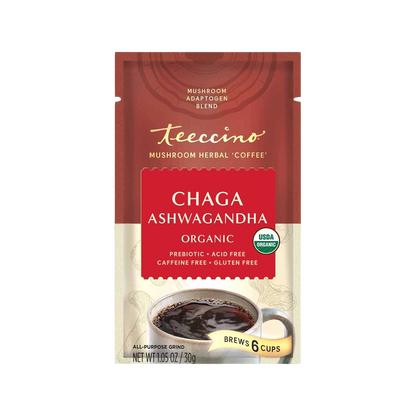 Chaga Ashwagandha Butterscotch Cream Mushroom Herbal Coffee - Tree of Life