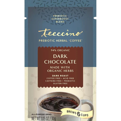 Dark Chocolate Prebiotic SuperBoost Herbal Coffee - Tree of Life
