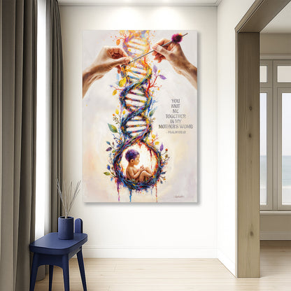 Psalm 139:13 - For You Knit Me In My Mother's Womb Faith Sign - Tree of Life