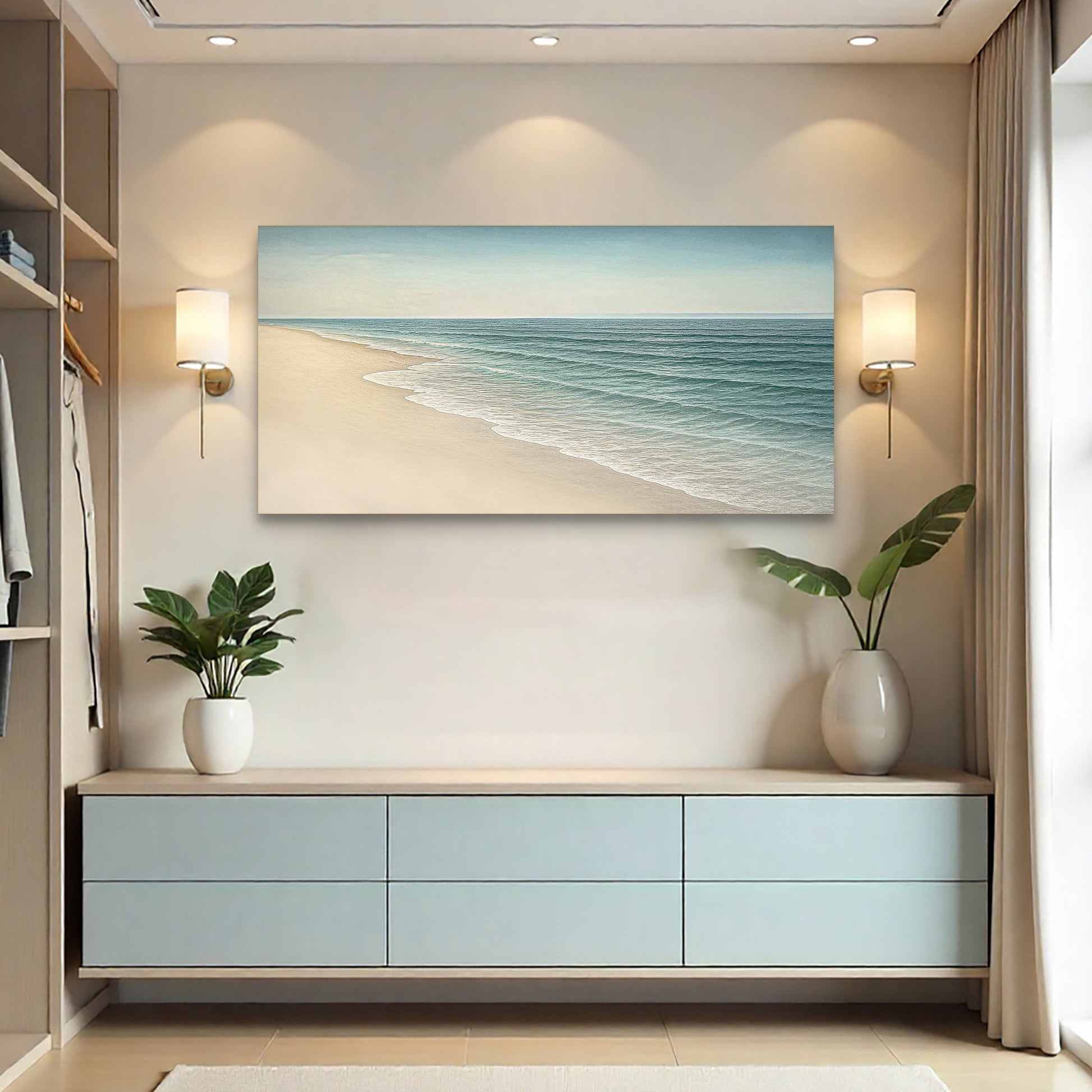 Beach Shoreline Coastal Wall Art II - Tree of Life