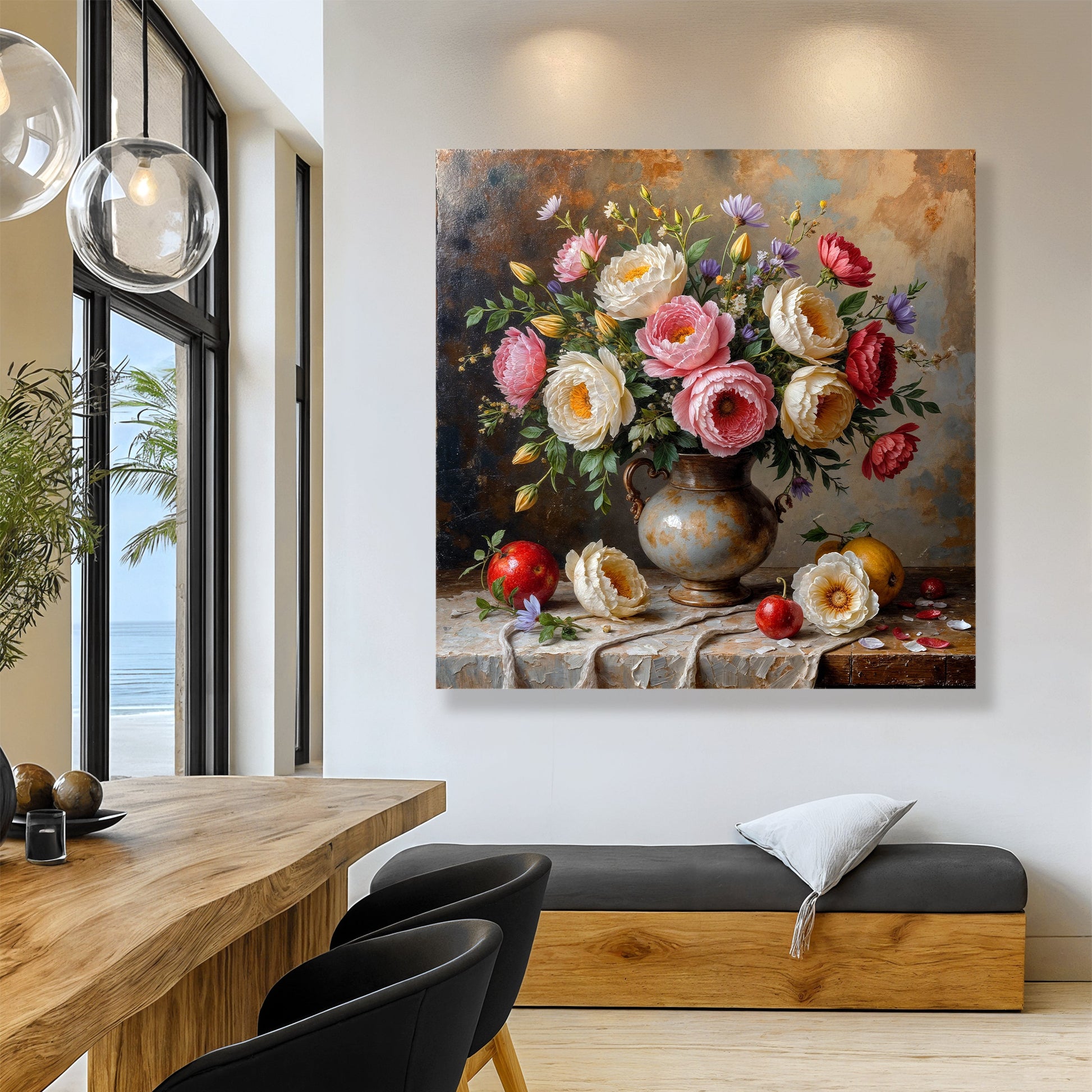 Summer Bloom Vase Wall Art - Tree of Life