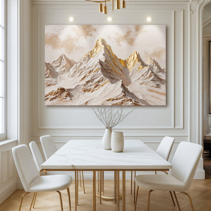 Golden Peaks Wall Art - Tree of Life