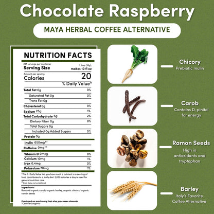 Chocolate Raspberry Chicory Herbal Coffee - Tree of Life