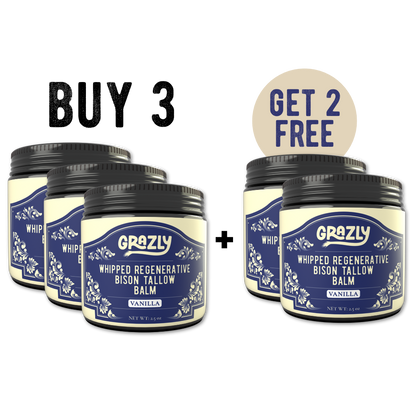 Whipped Bison Tallow & Manuka Honey Moisturizing Balm - Tree of Life