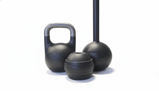KOMBOBELL Jr. – 6–12 kg (13–26 lb) Adjustable Kettlebell & Macebell System - Tree of Life