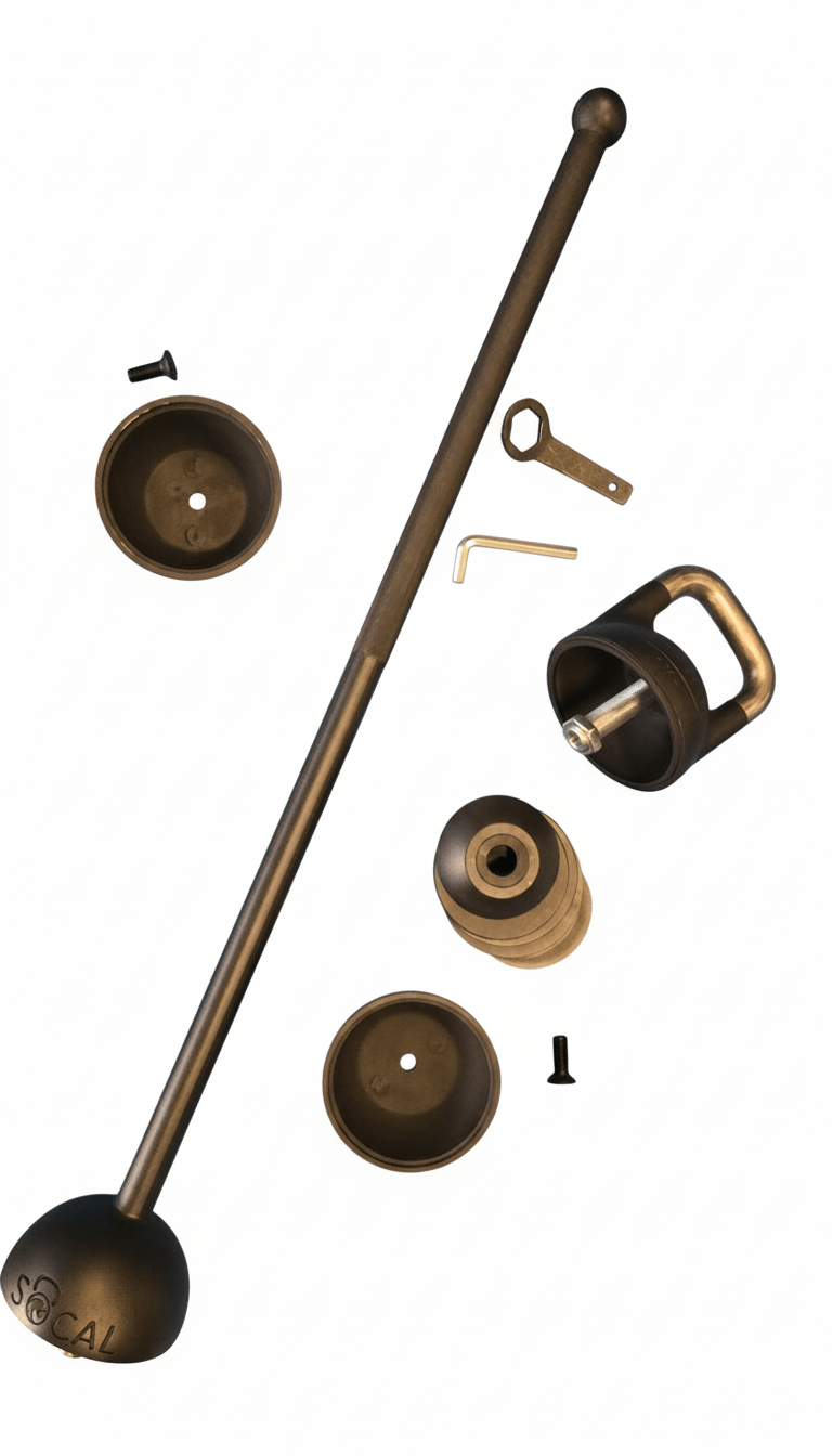 KOMBOBELL Jr. – 6–12 kg (13–26 lb) Adjustable Kettlebell & Macebell System - Tree of Life