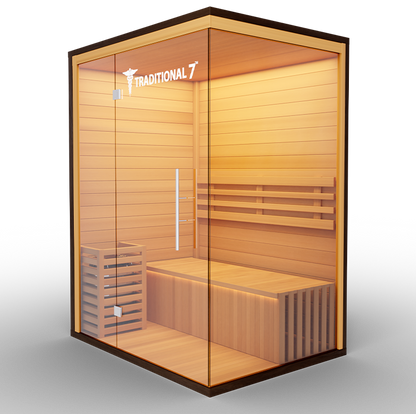 3 Person Home Steam Sauna | Traditional 7™ - Tree of Life