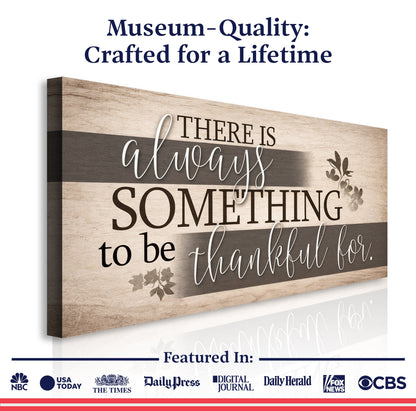Something To Be Thankful Faith Wall Sign - Tree of Life