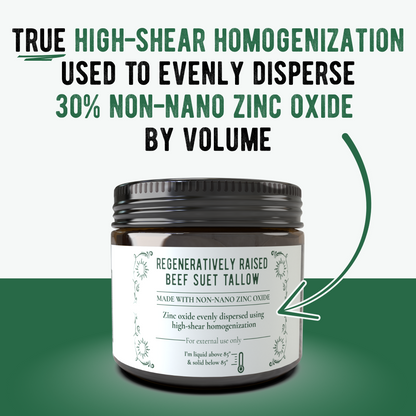 Regenerative Tallow & Zinc Sun Balm - Tree of Life