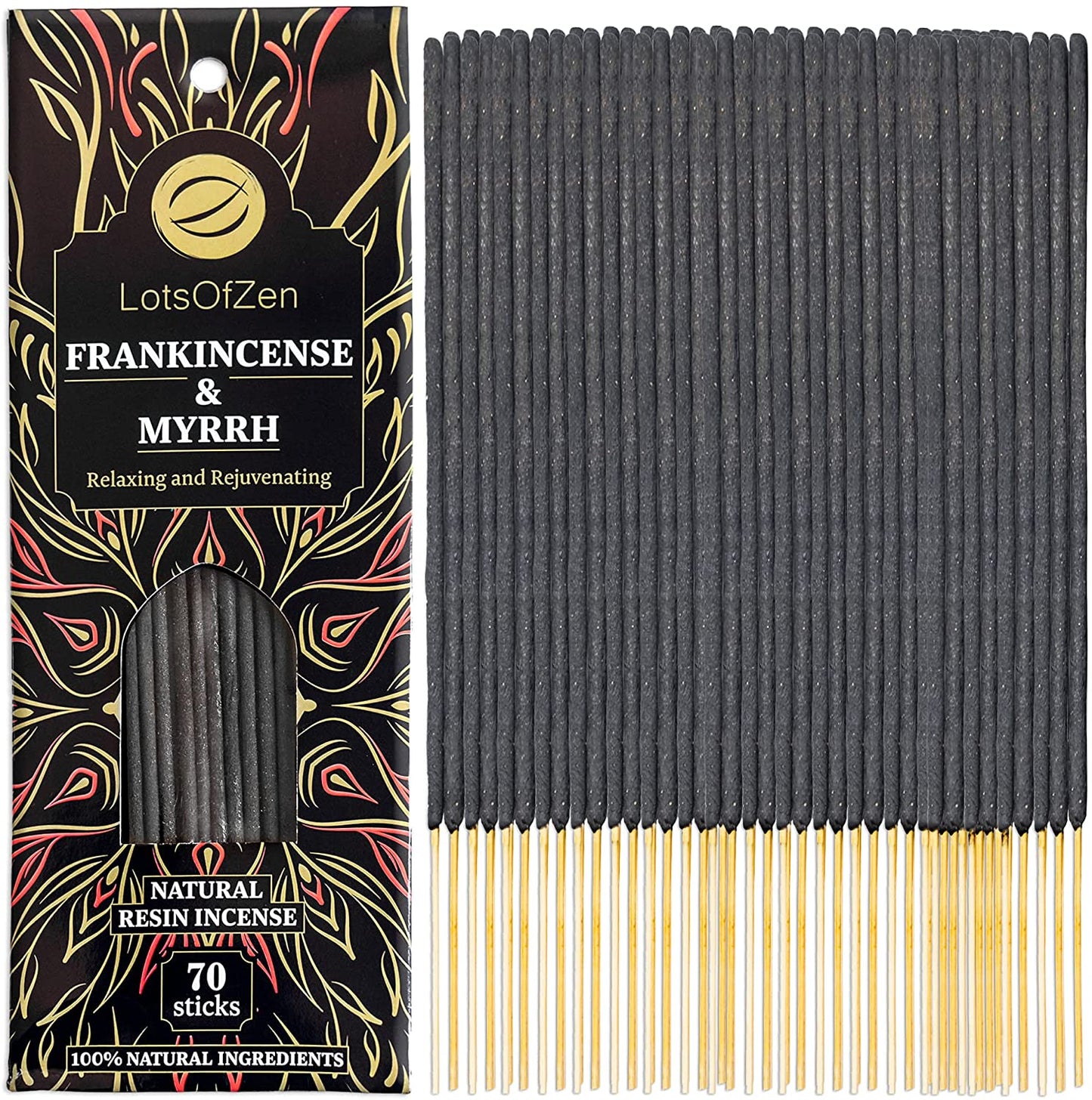Frankincense and Myrrh Incense Sticks (70 Pack) - Tree of Life