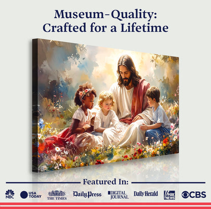 Jesus With Children Faith Wall Art VIII - Tree of Life