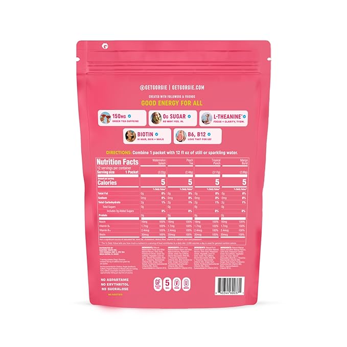 GORGIE Energy Drink Mix Bestsellers Variety Pack (12packets) - Tree of Life