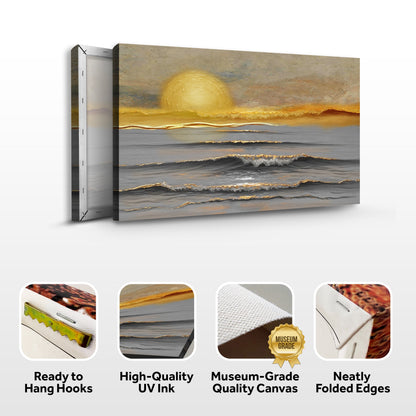 Golden Horizon Calm Wall Art - Tree of Life