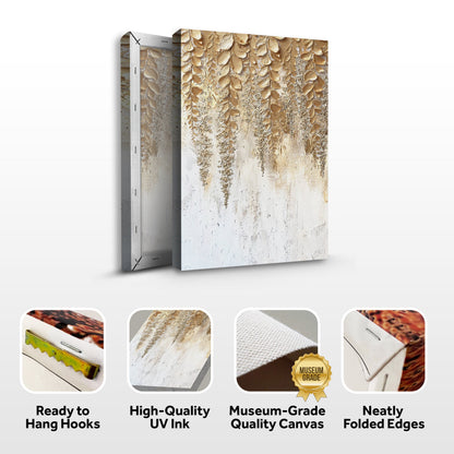 Golden Wisteria Wall Art - Tree of Life