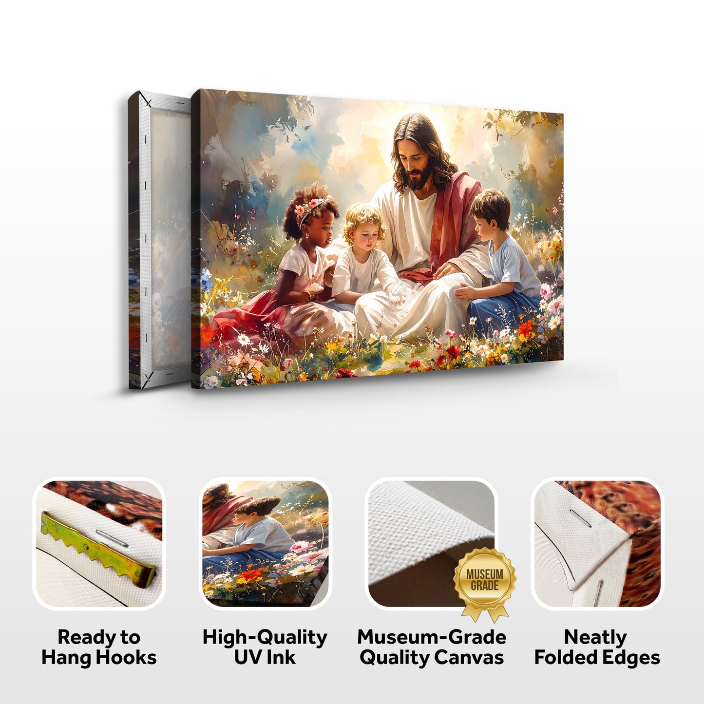 Jesus With Children Faith Wall Art VIII - Tree of Life