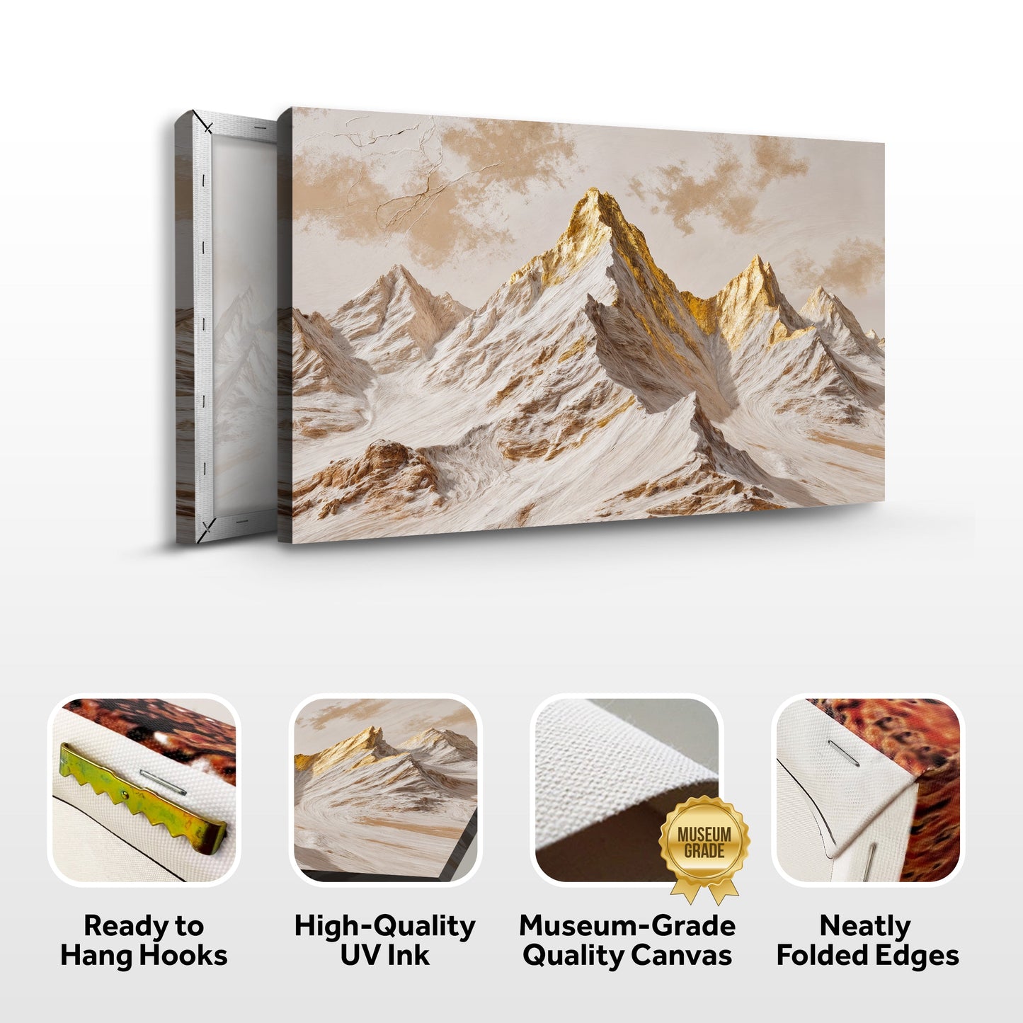 Golden Peaks Wall Art - Tree of Life