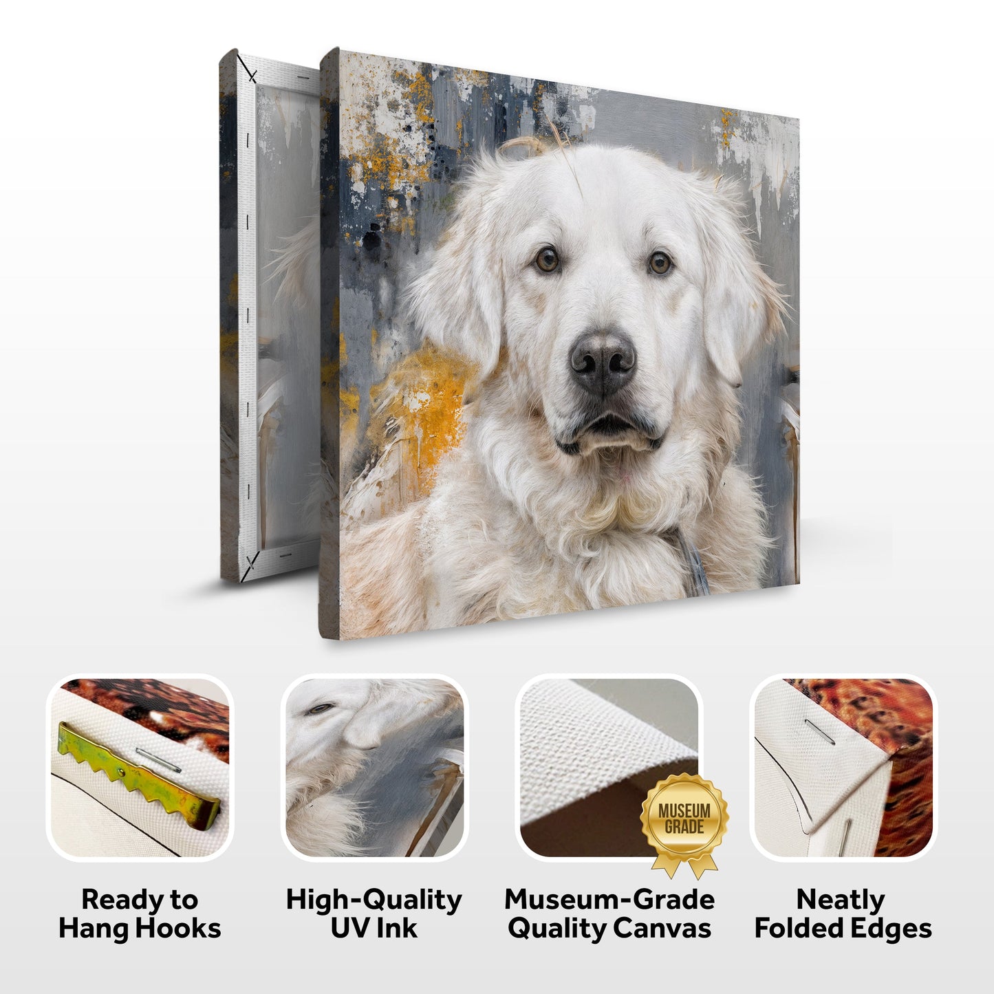 Customized Pet Portrait Abstract Wall Art - Tree of Life