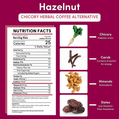 Hazelnut Chicory Herbal Coffee - Tree of Life