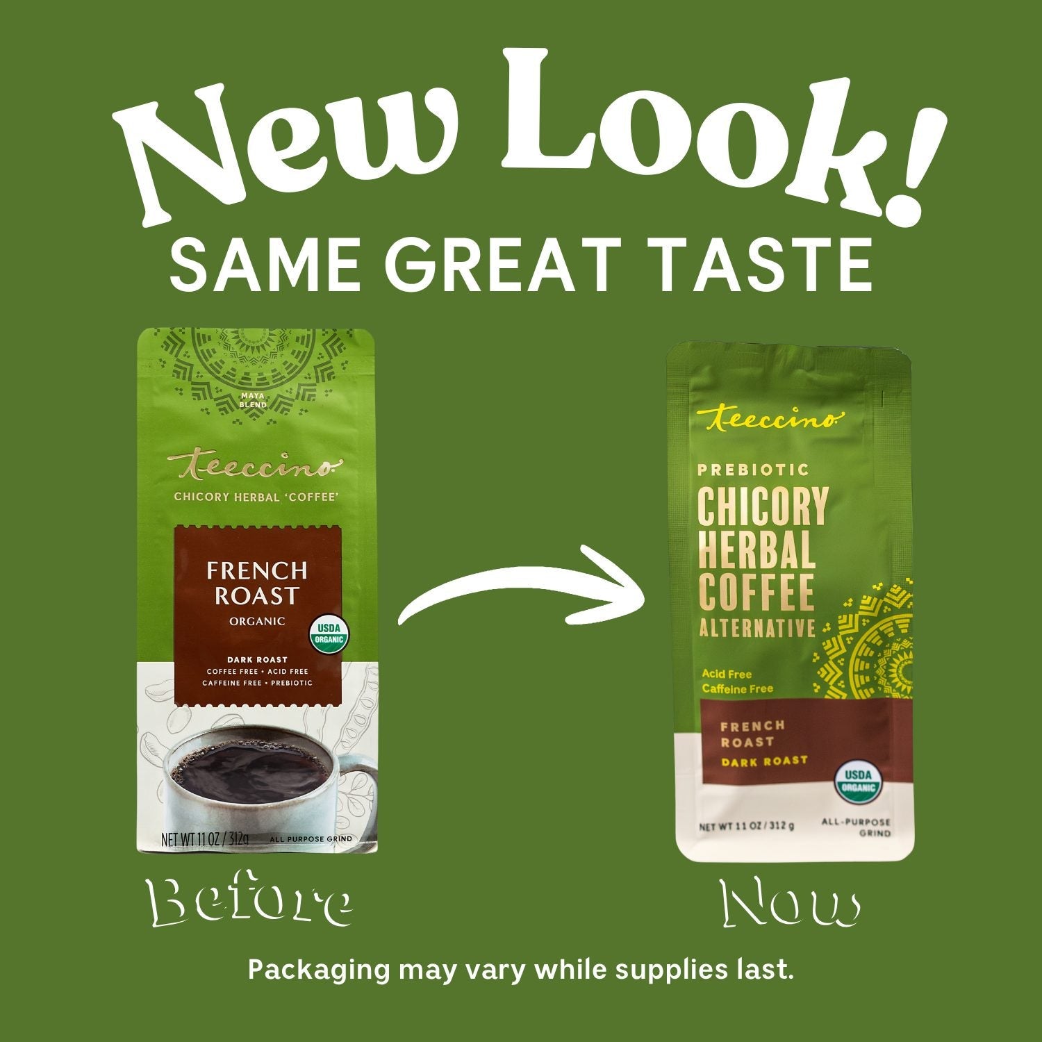 French Roast Chicory Herbal Coffee - Tree of Life