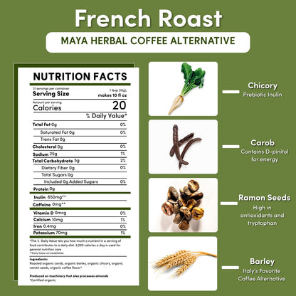 French Roast Chicory Herbal Coffee - Tree of Life