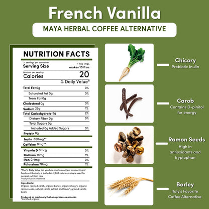 French Vanilla Chicory Herbal Coffee - Tree of Life