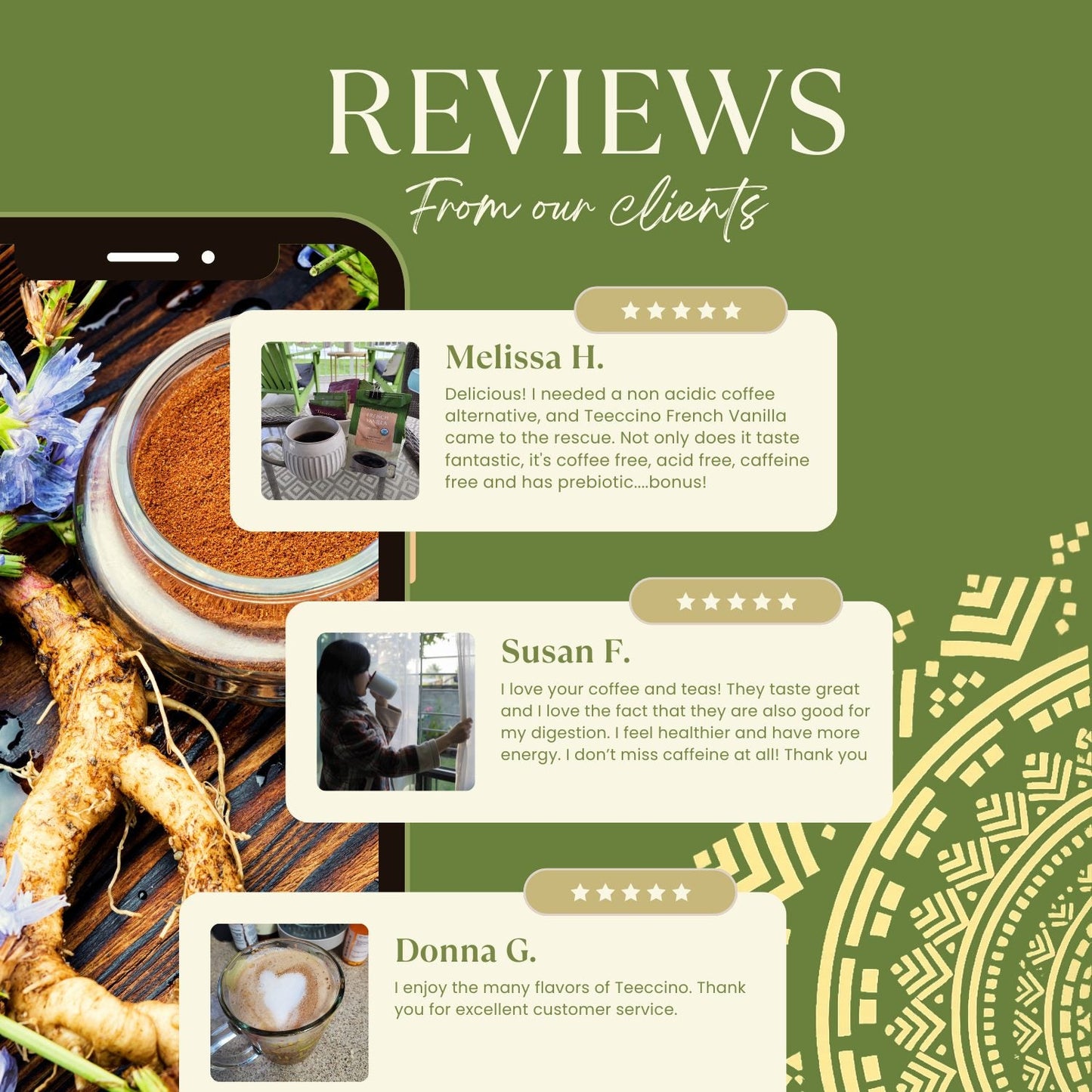 French Vanilla Chicory Herbal Coffee - Tree of Life