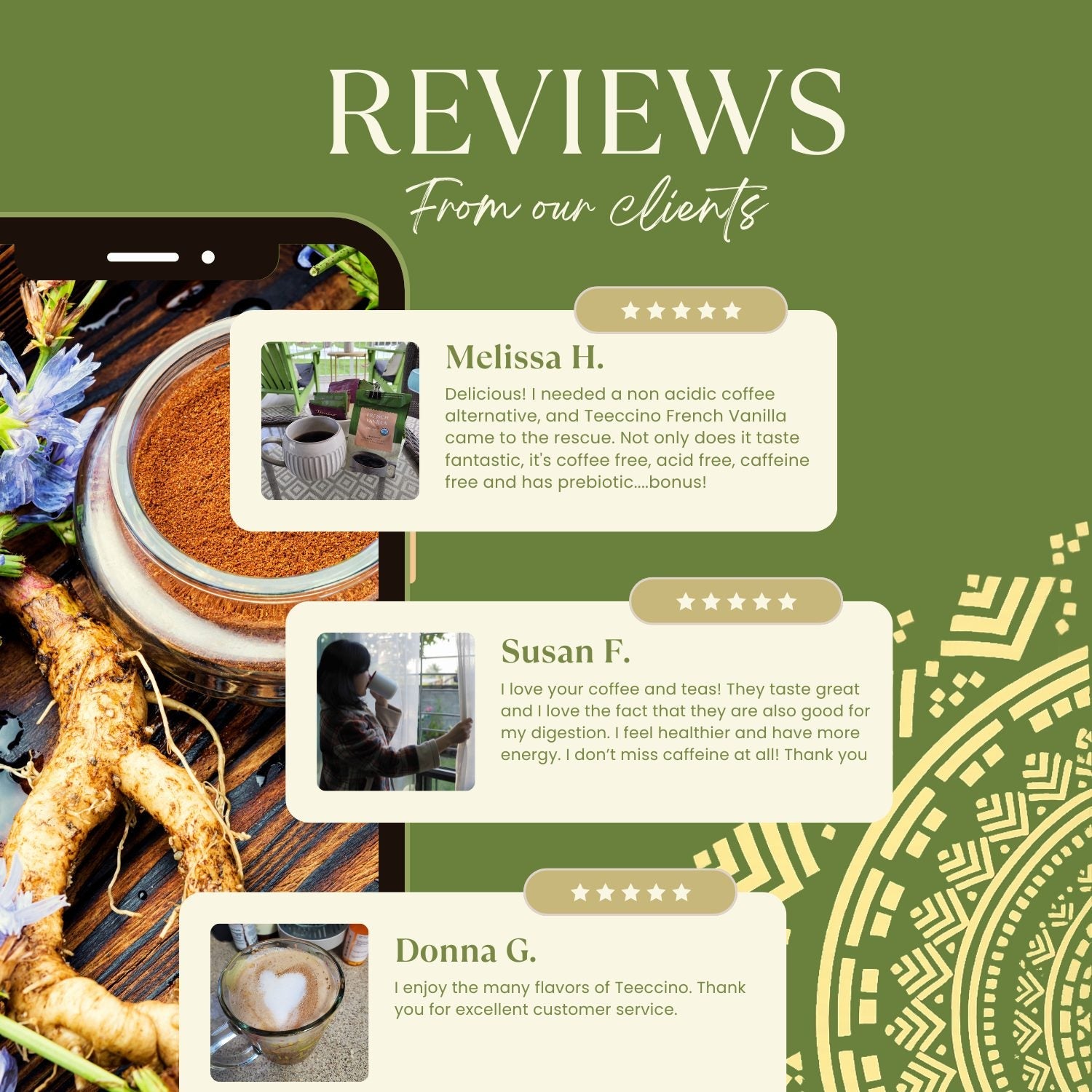 French Vanilla Chicory Herbal Coffee - Tree of Life