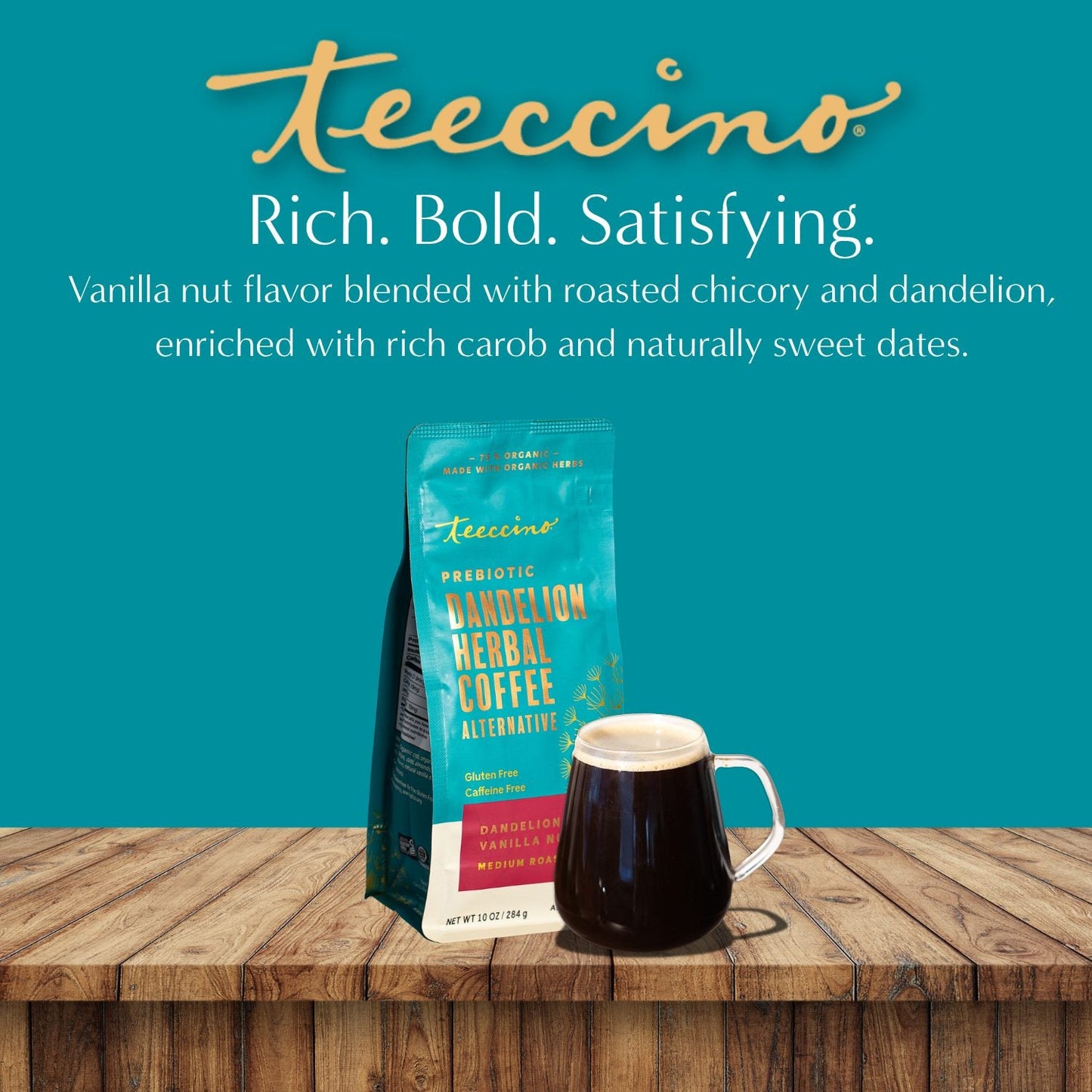 Dandelion Vanilla Nut Herbal Coffee - Tree of Life