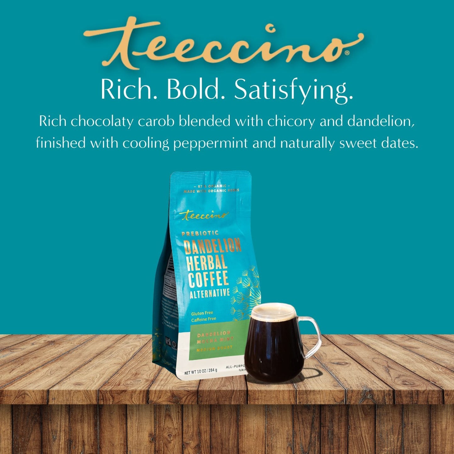 Dandelion Mocha Mint Herbal Coffee - Tree of Life
