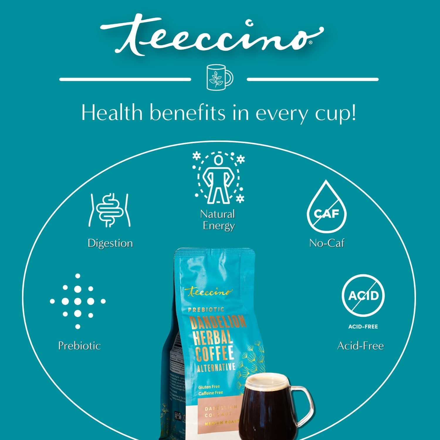 Dandelion Coconut Herbal Coffee - Tree of Life