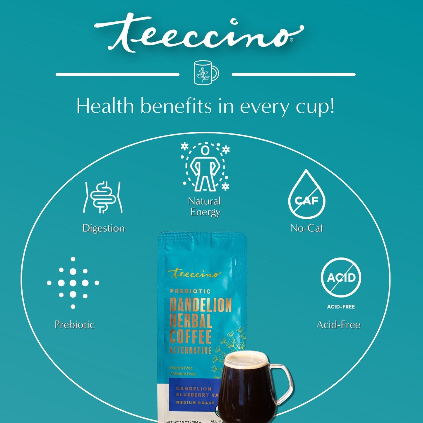 Blueberry Vanilla Chicory Herbal Coffee - Tree of Life