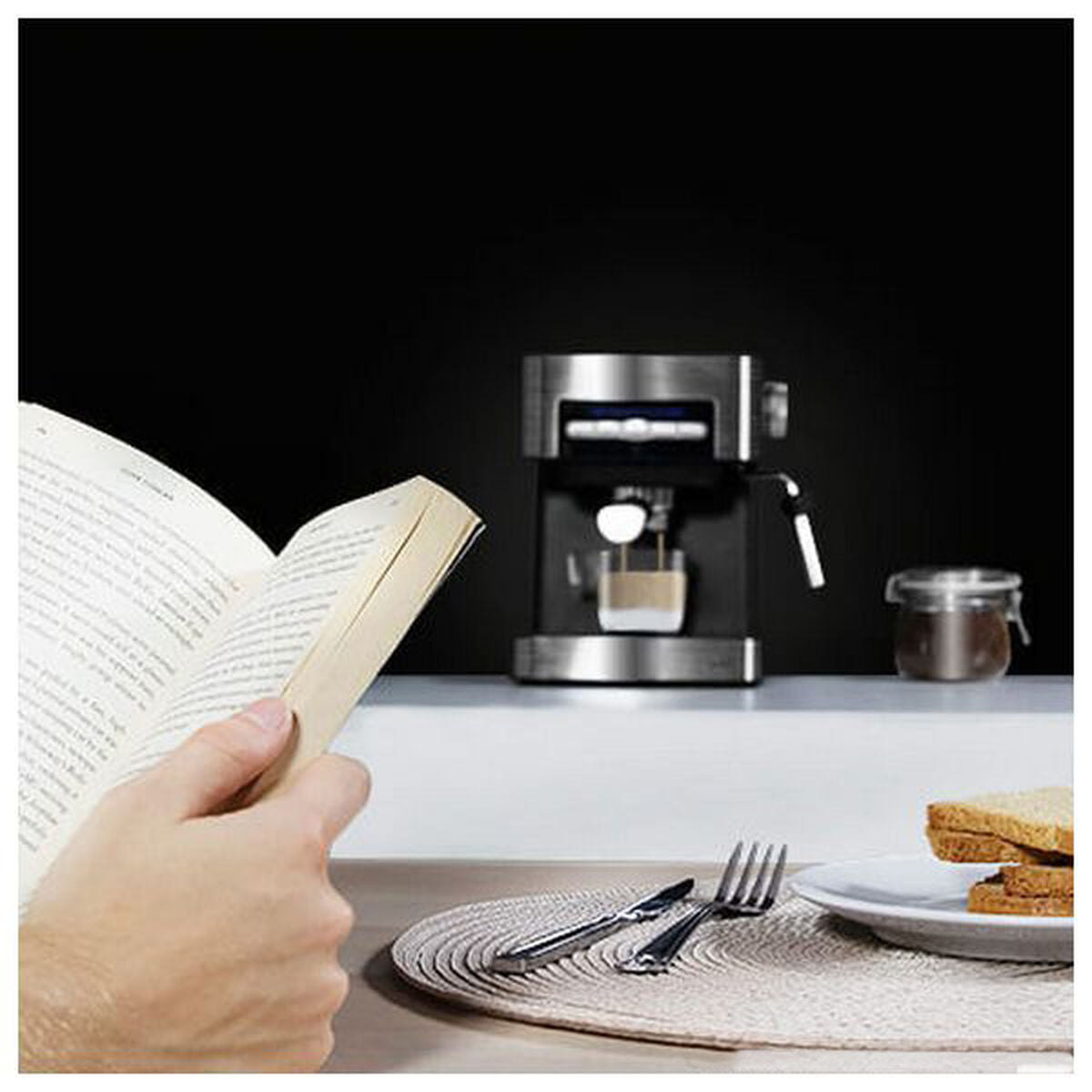 Express Coffee Machine Cecotec Power Espresso 20 Matic 850 W 1,5 L-4